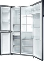 Haier HSPR79F18DWMB Side By Side Hűtőszekrény 573L - Fekete