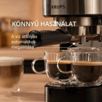 Krups XP441810 Eszpresszó Kávéfőző 1350 Watt - Fekete / Inox