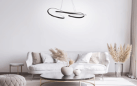 Activejet AJE-LARO LW 64W Függesztett LED Lámpatest - Fekete / Fehér