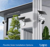 TP-Link Tapo TC90 KIT Smart Wifi 3MP 360° forgatható napelemes Okos Kamera - Fehér
