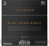 D'Addario NYXL1046 Nickel Wound Elektromos Gitárhúr-készlet (10-46)