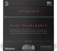 D'Addario NYXL0942 Nickel Wound Elektromos Gitárhúr-készlet (09-42)