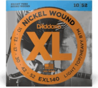 D'Addario EXL140 Nickel Wound Elektromos Gitárhúr-készlet (10-52)