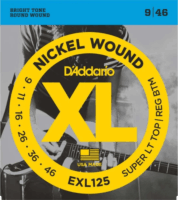 D'Addario EXL125 Nickel Wound Elektromos Gitárhúr-készlet (9-46)