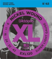 D'Addario EXL120 Nickel Wound Elektromos Gitárhúr-készlet (9-42)