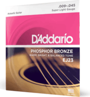 D'Addario EJ23 Phosphor Bronze Akusztikus Gitárhúr-készlet (9-45)
