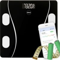 Eldom TWO610 Smart Digitális Személymérleg Max 180kg - Fekete