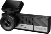 Everest Dash Cam CAR25 4K + 2x1080p WiFi Autós Menetrögzítő Kamera - Fekete