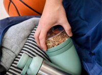 Mepal Lunchpot Ellipse XL Műanyag ételtároló 0,75L / 0,3L - Szürkészöld