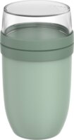 Mepal Lunchpot Ellipse XL Műanyag ételtároló 0,75L / 0,3L - Szürkészöld