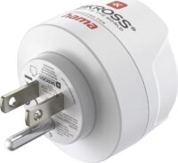 Hama 223485 Type B USA / Kanada / Karib-térség / Kelet-Ázsia 250V Utazó Adapter - Fehér