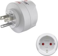 Hama 223485 Type B USA / Kanada / Karib-térség / Kelet-Ázsia 250V Utazó Adapter - Fehér