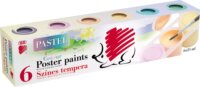 ICO Süni: Pasztell színű 6 darabos tégelyes tempera