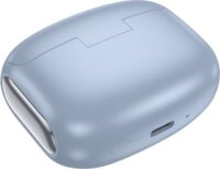 Hoco EQ21 ANC Bluetooth Fülhallgató Headset Kijelzővel Töltőtokban - Kék