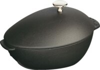 Staub Mussel Öntöttvas Sütőedény 25cm 2L - Fekete
