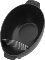 Staub Mussel Öntöttvas Sütőedény 25cm 2L - Fekete