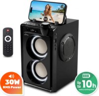 Media-Tech MT3186 OVERBOX Hordozható Bluetooth Hangszóró 30W - Fekete