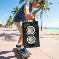 Media-Tech MT3186 OVERBOX Hordozható Bluetooth Hangszóró 30W - Fekete