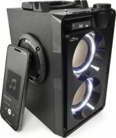 Media-Tech MT3186 OVERBOX Hordozható Bluetooth Hangszóró 30W - Fekete