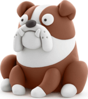 Hey Clay Bulldog Gyurma szett
