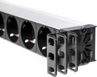 SPS 8F 19" Rack 8 aljzatos Hálozati PDU Elosztó 2,5m - Fekete