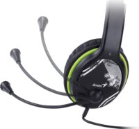 Genius HS-400A Vezetékes Fejhallgató Headset - Fekete/Zöld