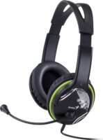 Genius HS-400A Vezetékes Fejhallgató Headset - Fekete/Zöld