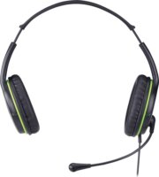 Genius HS-400A Vezetékes Fejhallgató Headset - Fekete/Zöld