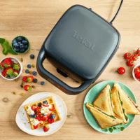 Tefal SW862BF0 Szendvics / Gofrisütő 700W - Fekete / Zöld