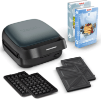 Tefal SW862BF0 Szendvics / Gofrisütő 700W - Fekete / Zöld