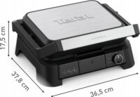 Tefal GC510DE0 SuperGrill 3 az 1-ben 2000 Watt - Fekete / Inox