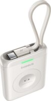 Baseus EnerFill FW11 Wireless Apple Watch Powerbank integrált USB-C kábellel 1640mAh 5W - Fehér