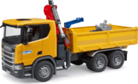 Bruder 560R Scania Super Építőipari Teherautó Karral - Sárga