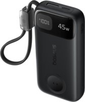 Baseus EnerFill FT31 Apple Watch Powerbank integrált USB Type-C kábellel 10000mAh 45W - Fekete