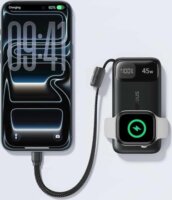 Baseus EnerFill FT31 Apple Watch Powerbank integrált USB Type-C kábellel 10000mAh 45W - Fekete