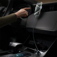 Baseus Tiny Star Mini 2x USB-C Autós Gyorstöltő 30W - Fekete