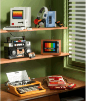 Jaki JK8210 Retro Színes TV 400 darabos Építőjáték