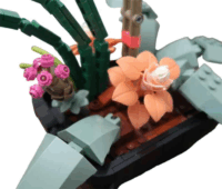 Jaki JK29012 Fehér Orchidea 581 Darabos Építőjáték