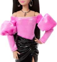 Mattel JJN76 Barbie Trendi Barátnők - Barbie Baba Fekete Miniszoknyában