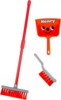 Casdon Henry Játék Seprű Készlet Lapáttal - Piros