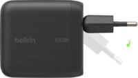 Belkin WCH025KQBK BoostCharge USB-C GaN Hálózati Gyorstöltő Adapter 100W - Fekete