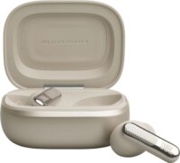 JBL Live Beam 4 Bluetooth Fülhallgató Headset Töltőtokban Kijelzővel - Homok/Pezsgő