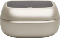 JBL Live Beam 4 Bluetooth Fülhallgató Headset Töltőtokban Kijelzővel - Homok/Pezsgő