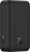 Baseus EnerFill FM41 Mágneses Powerbank 20000mAh 20W + USB Type-C Kábel 60W 0,3m - Fekete