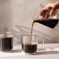 AeroPress Carafe Kávé Kiöntő Üveg Kancsó 600 ml - Átlátszó