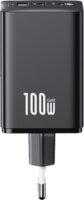 Baseus EnerFill FE11 USB-A / 2x USB-C Hálózati Gyorstöltő Adapter 100W - Fekete