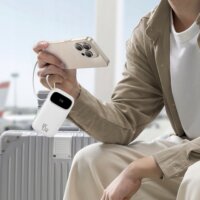 Baseus EnerFill FC31 Powerbank integrált 2x USB-C Kábellel 20000mAh 45W - Fehér