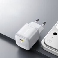 Baseus EnerFill FN22 USB-C Hálózati Gyorstöltő Adapter 45W - Fehér