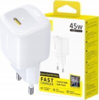 Baseus EnerFill FN22 USB-C Hálózati Gyorstöltő Adapter 45W - Fehér