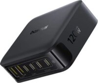 Baseus EnerFill FH21 2x USB-A / 4x USB-C Hálozati Töltőállomás 120W + Tápkábel 1,5m - Fekete